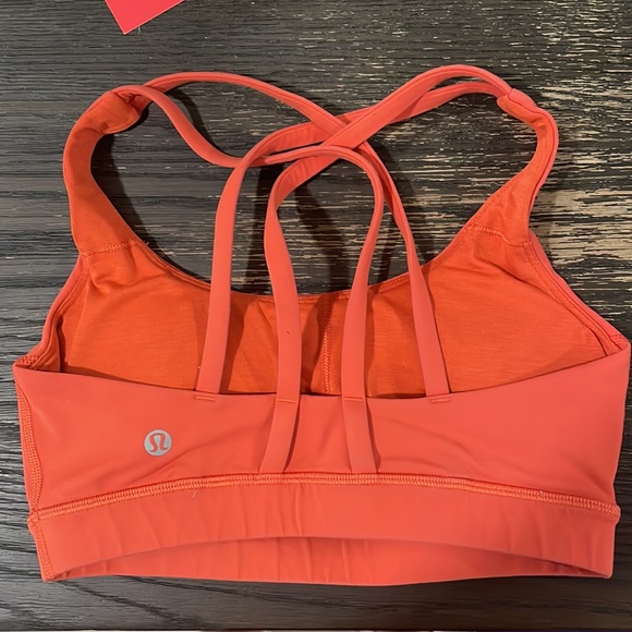 Lululemon energy bra red/orange - Picture 3 of 4